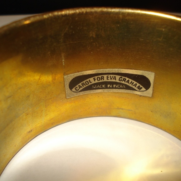 Carol For Eva Graham Brass Bangle Bracelet  India - Picture 2 of 4